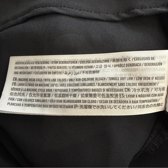 Abercrombie and Fitch Black Floral Slip Midi Dress Size XS 23646 - Picture 12 of 13